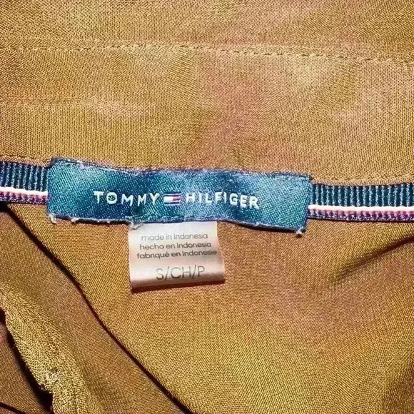 Tommy Hilfiger sleeveless blouse Brown Small - Picture 3 of 7